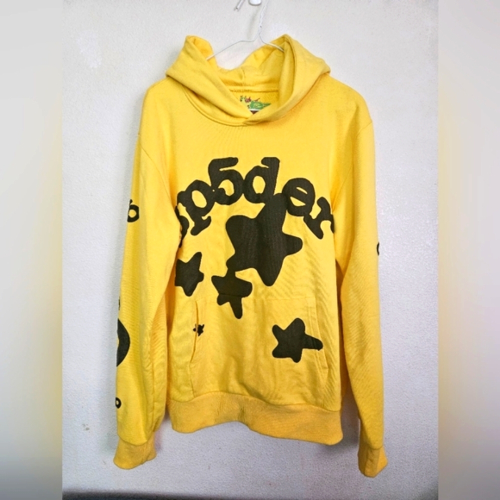 Sp5der Beluga Hoodie Gold Medium